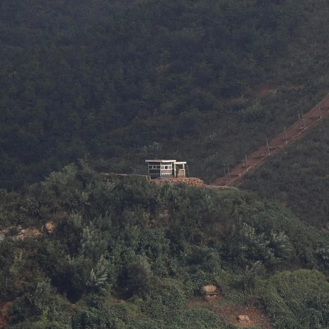 The remarks followed reports that North Korean troops had been installing fences close to the Military Demarcation Line.