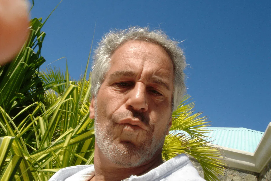 Late convicted sex offender Jeffrey Epstein in an image released by the Department of Justice on Dec 19.