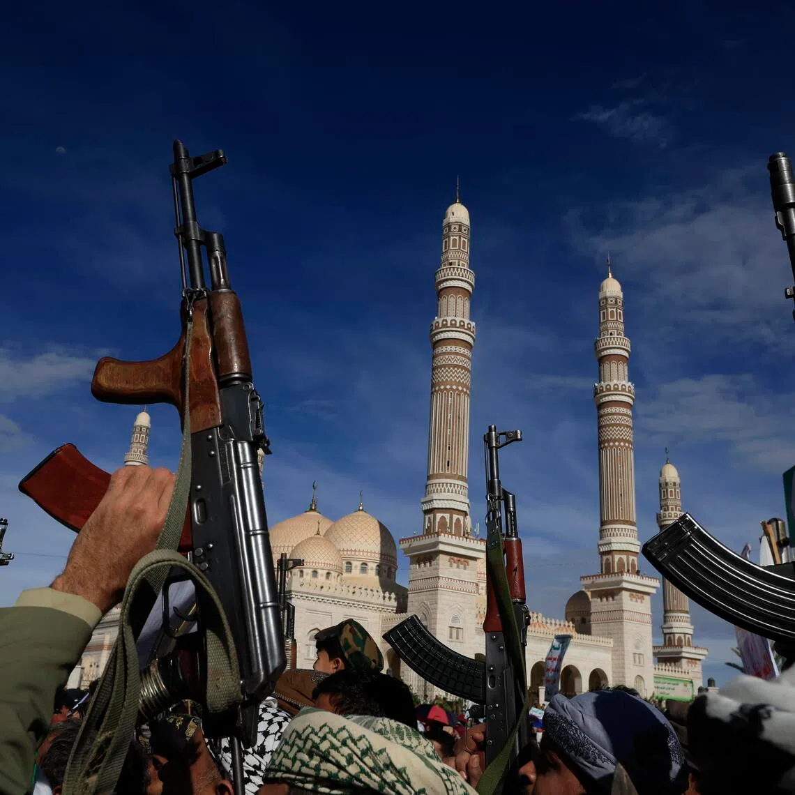 Yemen's Houthi leader Abdul-Malik al-Houthi said in a televised speech that his group would not hesitate to intervene militarily in support of Iran if developments required it.