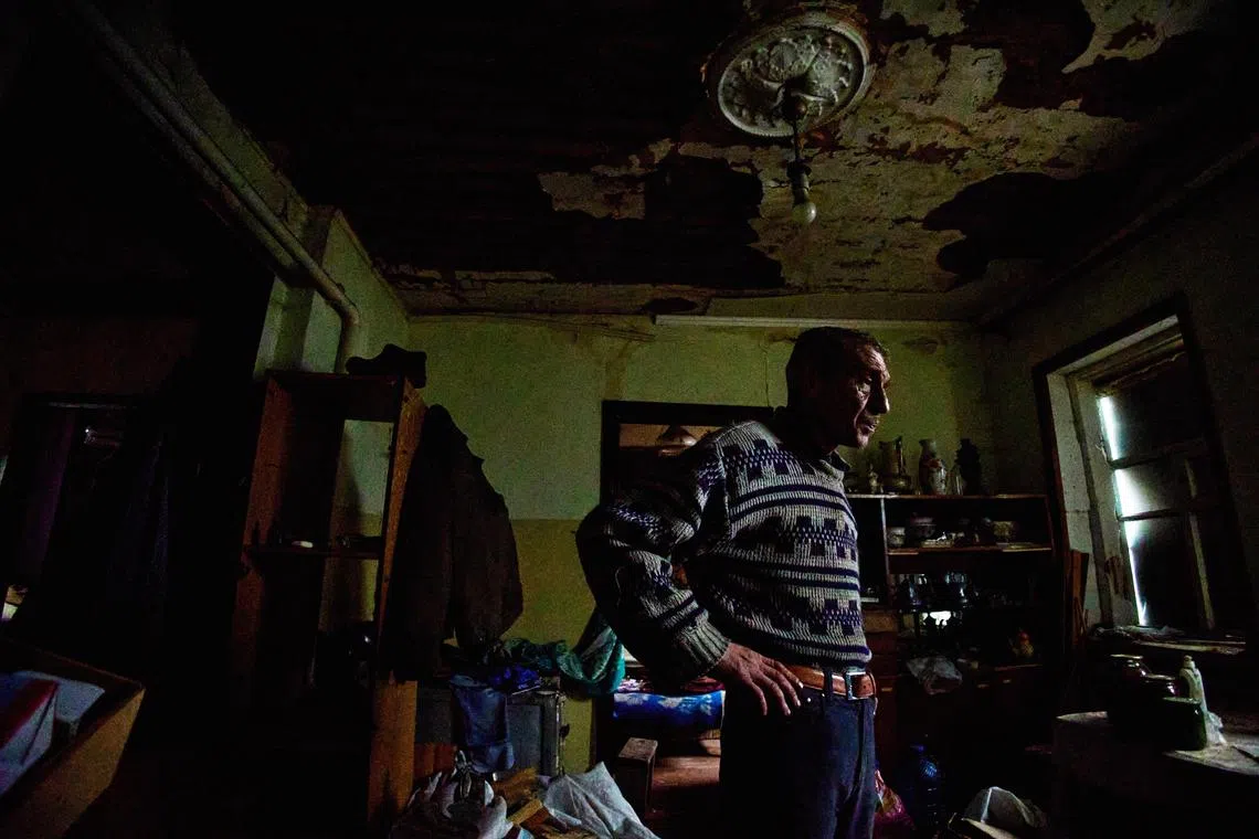 About half the amount will be devoted to Ukraine’s energy sector, which has been hammered by Russian air strikes.