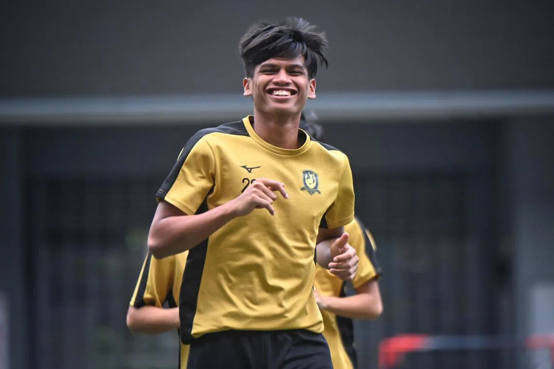 Irfan Najeeb in training at Our Tampines Hub on Jun 23, 2023.

/Singapore Premier League match preview (Tampines Rovers)