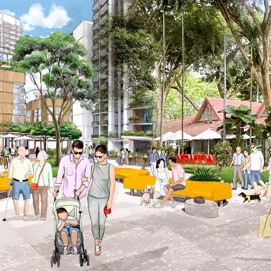 The site is the first land parcel that the Government put up for sale under plans for a new residential precinct in the Newton area.