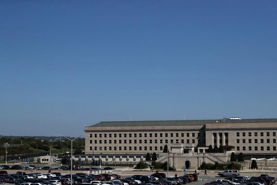 FILE PHOTO: A general view of Pentagon in Arlington, Virginia, U.S., October 7, 2020. REUTERS/Leah Millis/File photo