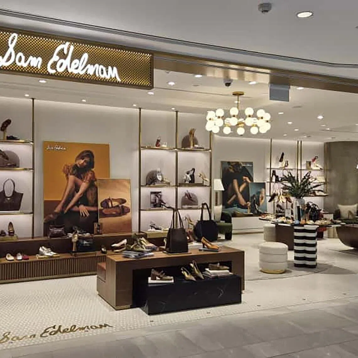 Sam Edelman's new Raffles City branch is 1,313 sq ft, with a ready stock of new designs from its Fall/Winter 2025 collection.