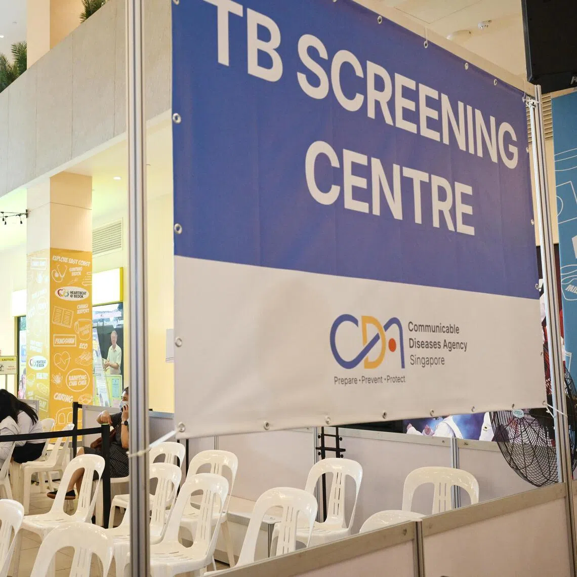 The Communicable Diseases Agency commenced a four-day tuberculosis screening exercise at Heartbeat@Bedok.