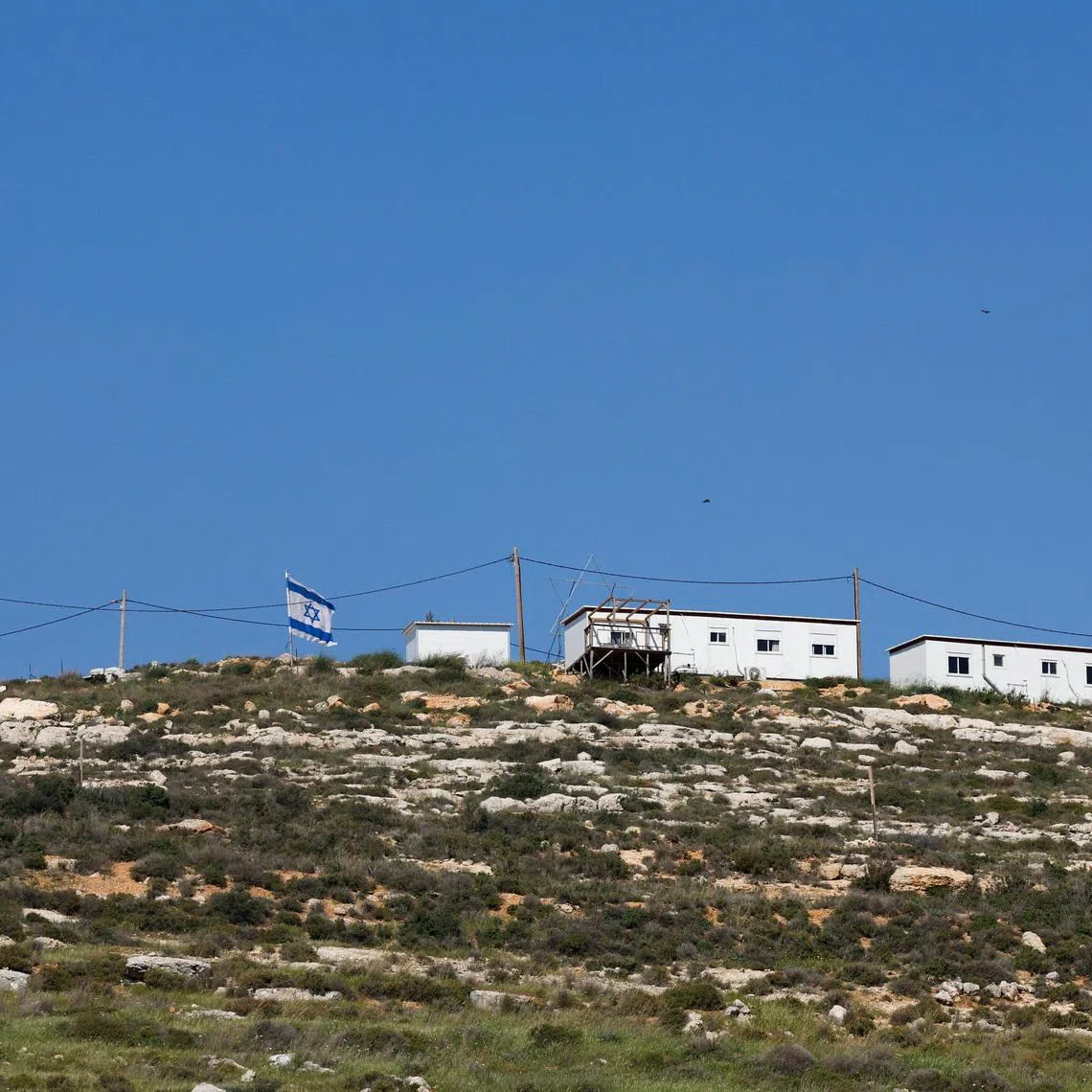 A new Israeli settlement near Nablus, in the Israeli-occupied West Bank, April 9, 2026. REUTERS/Mohammed Torokman