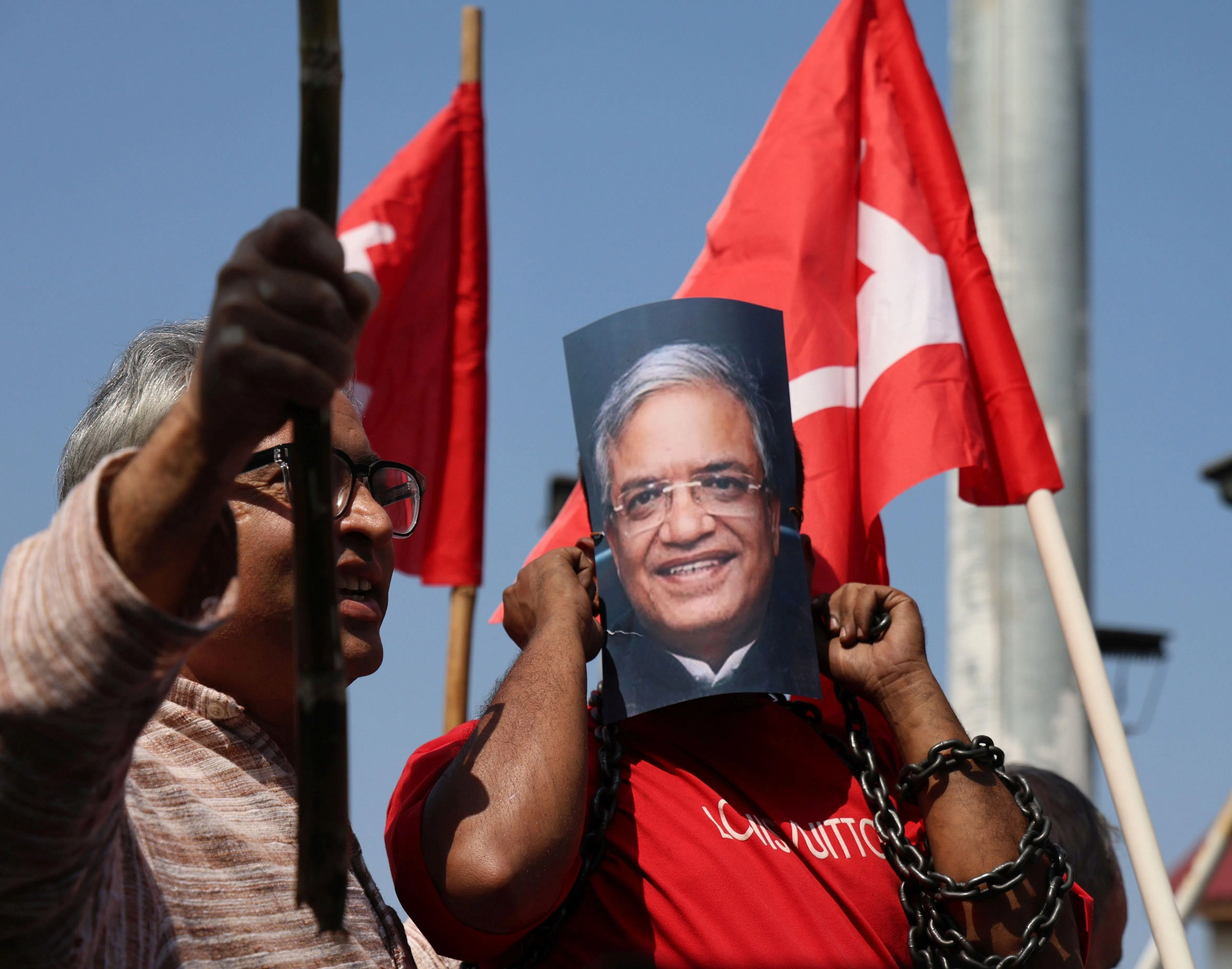 Protesters are demanding the resignation of chief election commissioner Gyanesh Kumar, amid allegations of irregularities in voter lists.