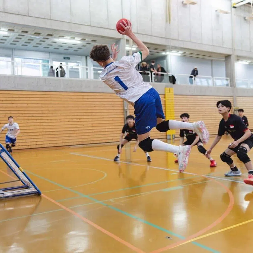 Ryan Ng (second from right) was named the Most Valuable Player in the Next Generation Boys category, which Singapore won.