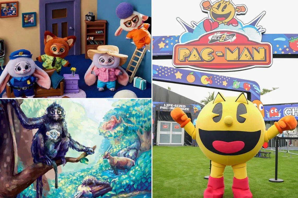 Pac-Man carnival, Zootopia 2 pop-up, Endangered Animals Of Southeast Asia book