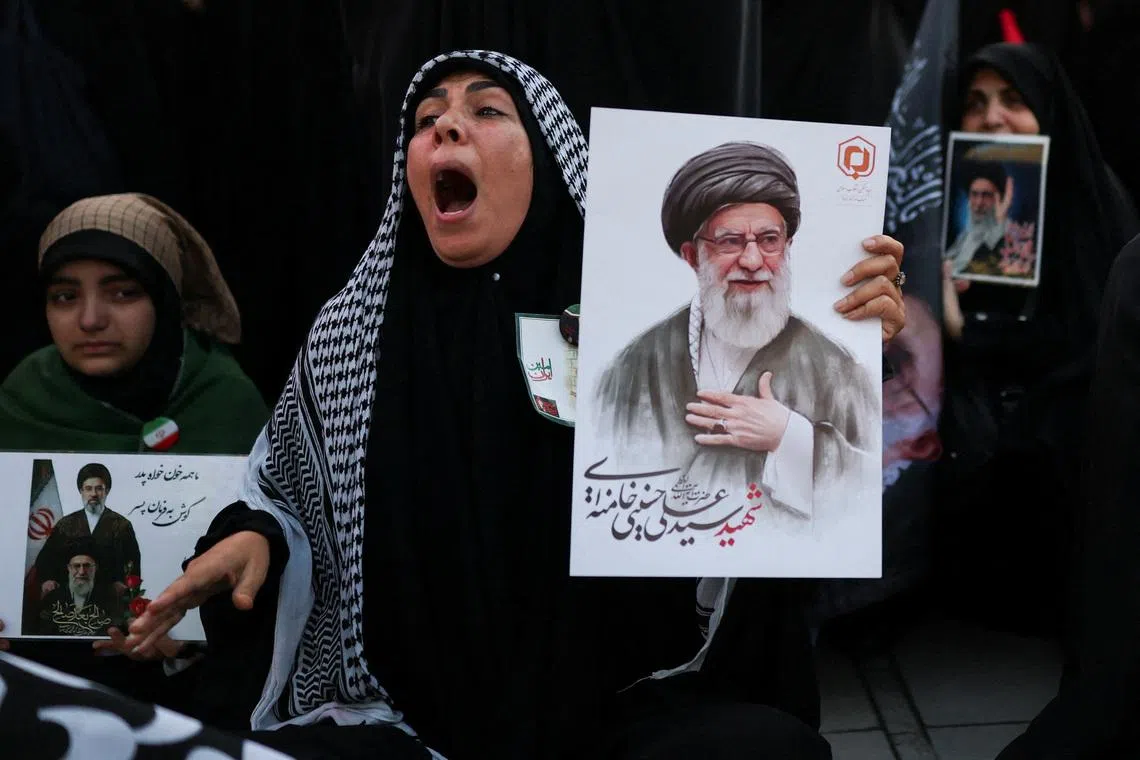 'Let us wail!' Iranians flock to Khamenei's funeral after wartime death