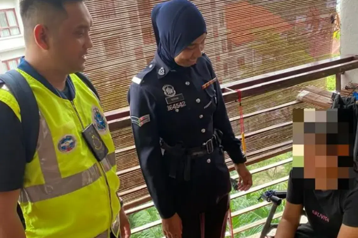 Police said the maid was given the balcony to stay at, and the door to the balcony was locked from the inside.