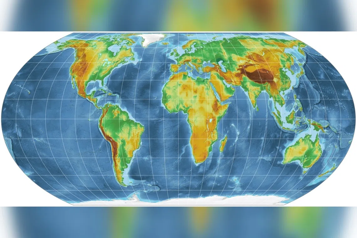 The new map - known as the Equal Earth cartographic projection - more accurately depicts the scale of the continents than the traditional Mercator projection that it replaces.