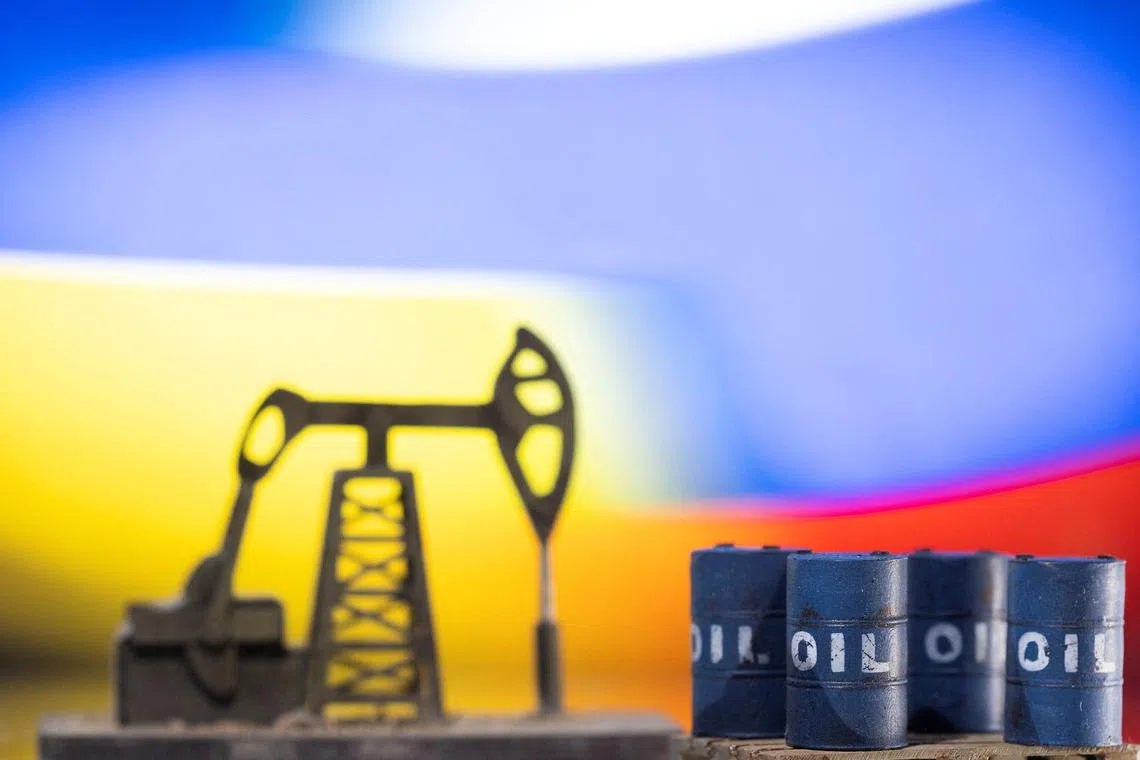 Brent crude futures eased 27 cents, or 0.4 per cent, to US$74.01 a barrel by 8.19am Singapore time.