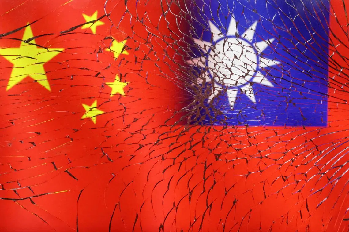 A US think tank said Chinese state oil giant CNOOC had 12 structures in Taiwan’s claimed exclusive economic zone (EEZ) near disputed Pratas Island.
