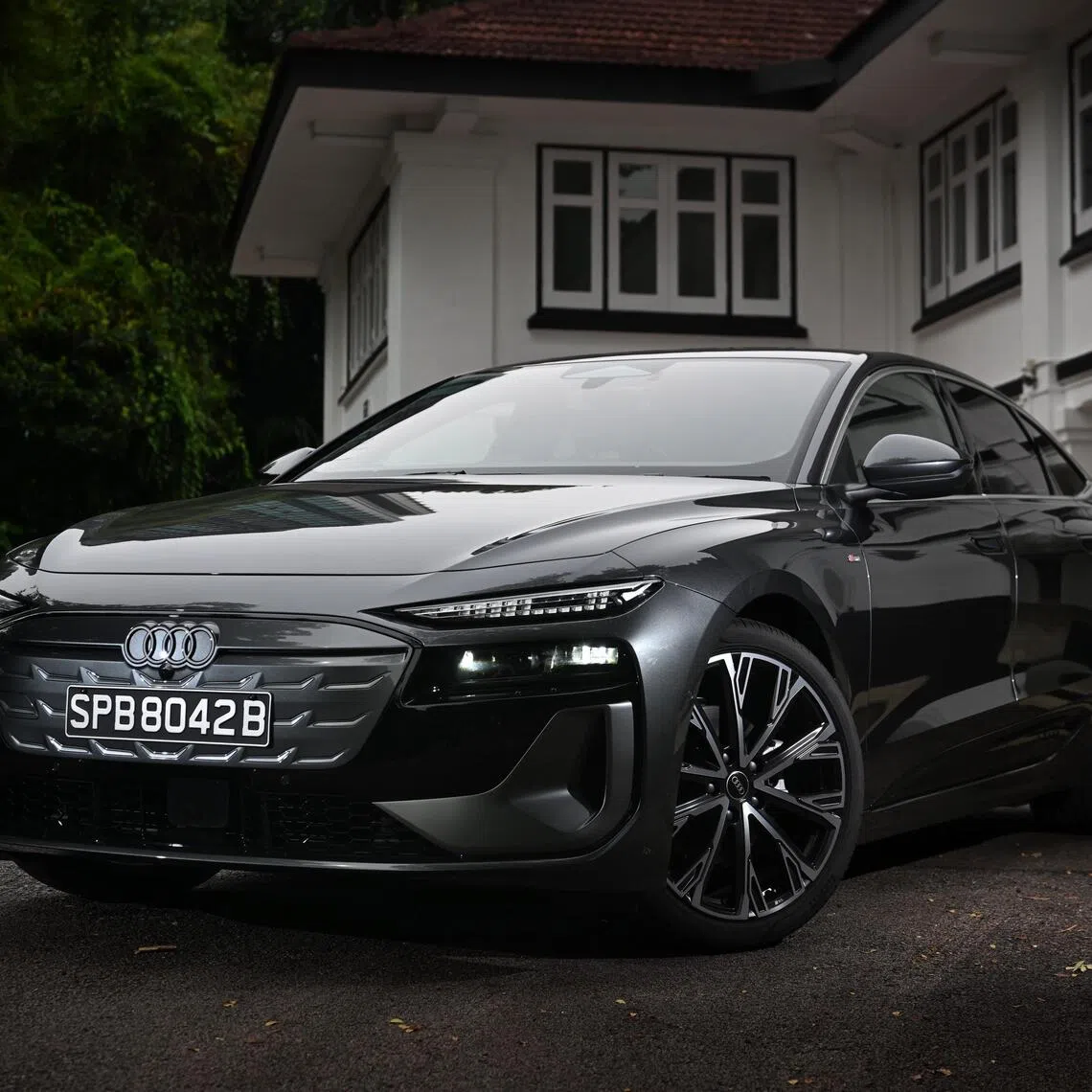 Audi A6 e-tron for Life Motoring review photographed on Nov 5, 2025.