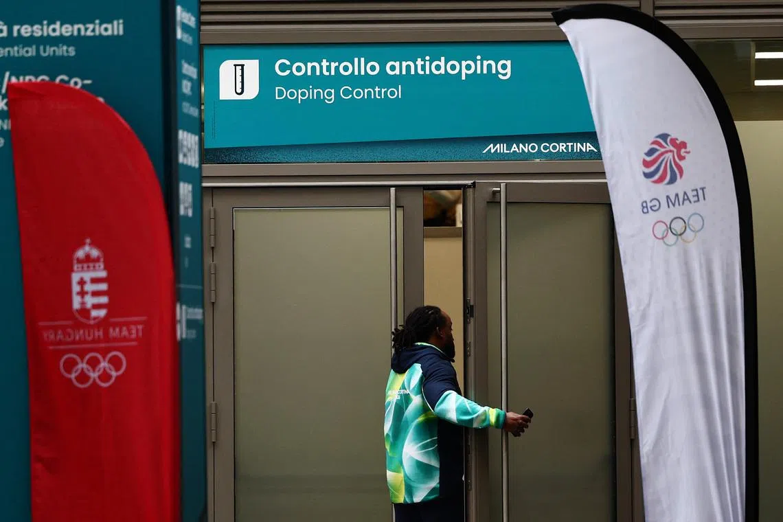 Milano Cortina 2026 Winter Olympics - Press Visit at the Olympic and Paralympic Athletes' Village - Milan, Italy - February 3, 2026 General view of the Doping control area at the Olympic and Paralympic Athletes' Village REUTERS/Yara Nardi