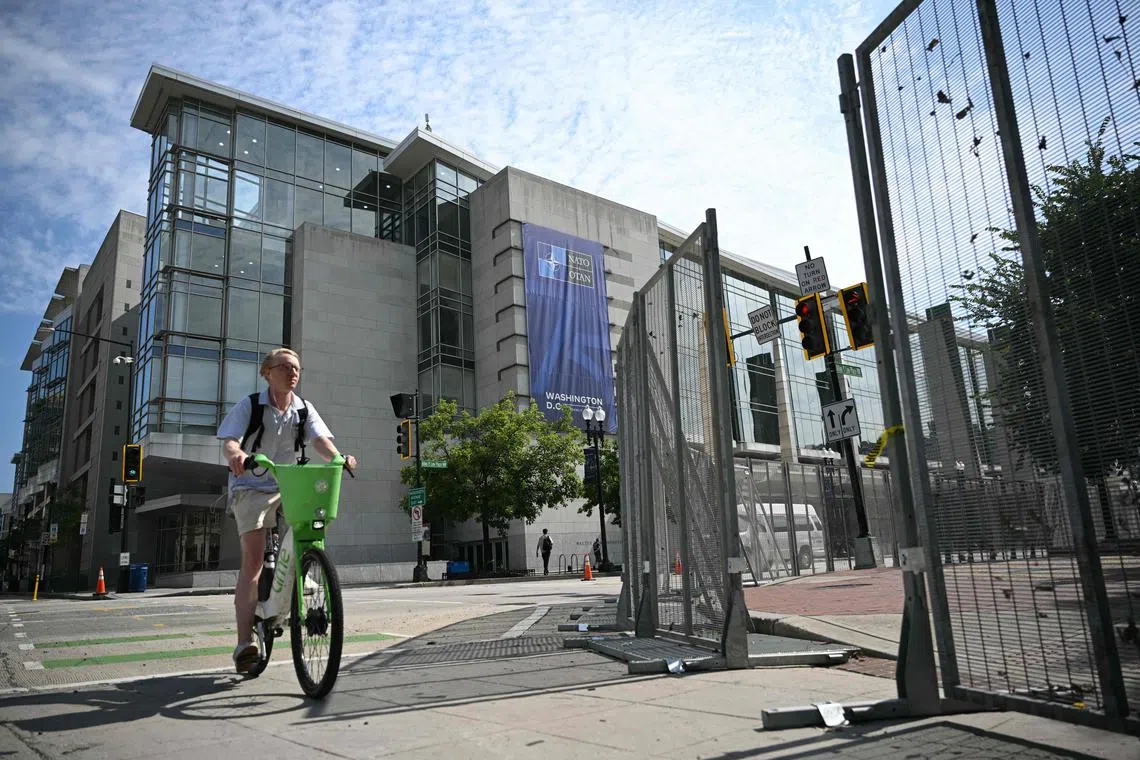 The Nato summit, which starts on July 9, was meant to celebrate the 75th anniversary of a Cold War-era alliance.