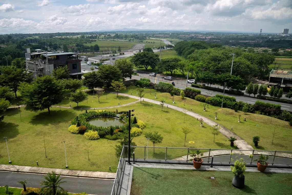 The land in front of the Brittany Hotel that forms part of Villar City.