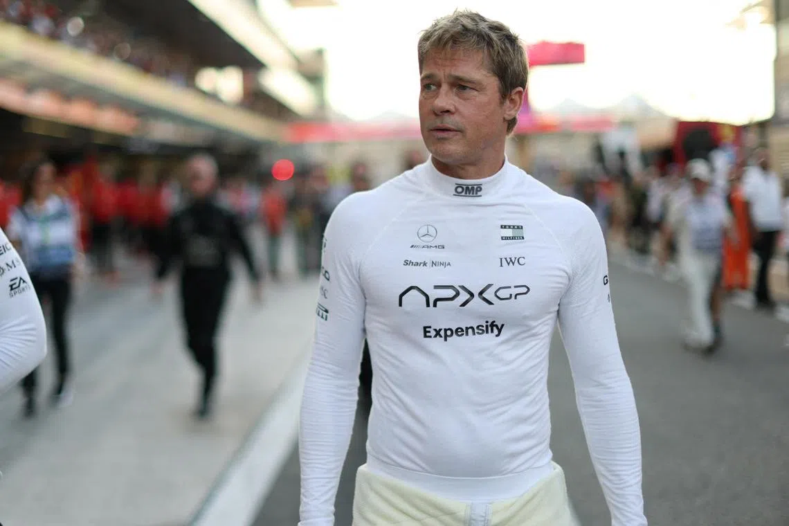Formula One F1 - Abu Dhabi Grand Prix - Yas Marina Circuit, Abu Dhabi, United Arab Emirates - December 8, 2024
Hollywood actor Brad Pitt is seen before the race REUTERS/Hamad I Mohammed