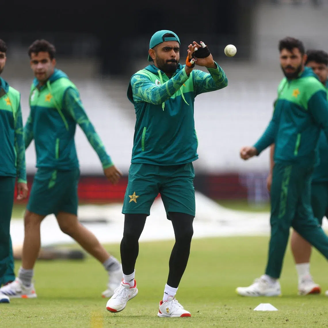 Cricket - First T20 International - Pakistan Practice Session - Headingley Cricket Ground, Leeds, Britain - May 21, 2024 Pakistan's Babar Azam during the practice session Action Images via Reuters/Lee Smith