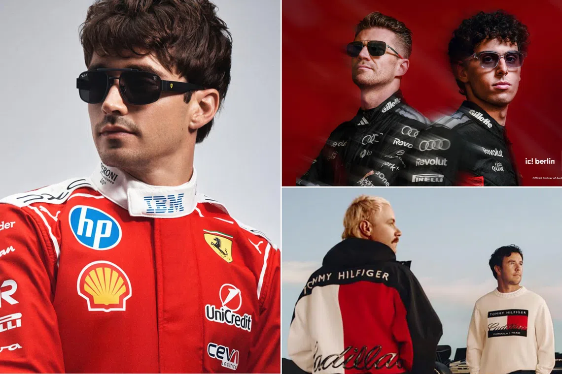 Catch nine-time Grand Prix winner Charles Leclerc (left) at Ray-Ban’s Beyond The Track pop-up at Clarke Quay on Oct 7 from 5pm.