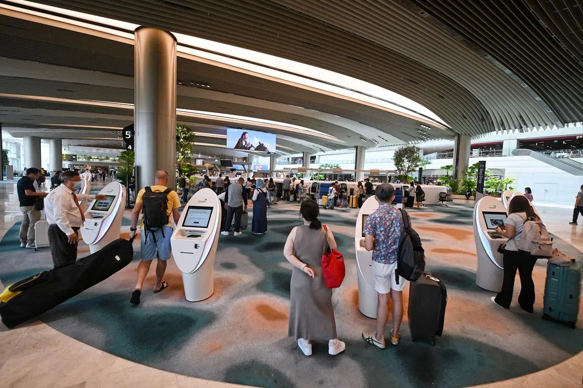 Overall passenger traffic at Changi Airport rebounded to 90.7 per cent of 2019 levels in October, the highest since Covid-19 struck.