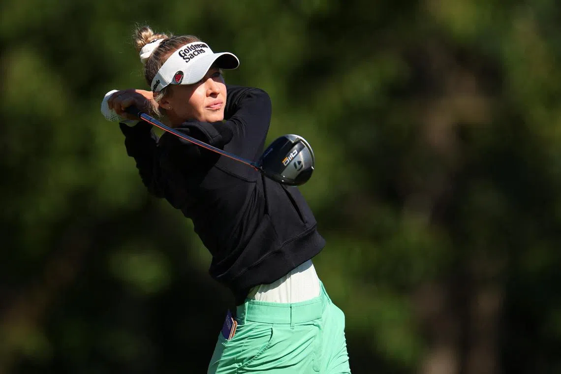 Nelly Korda's form has dipped drastically recently, with two straight missed cuts following a blistering six tournament wins in seven starts earlier in the season.