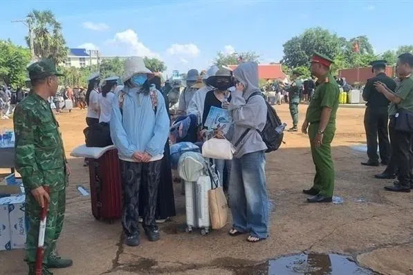 Vietnam receives 59 citizens repatriated from Cambodia after scam-linked employment