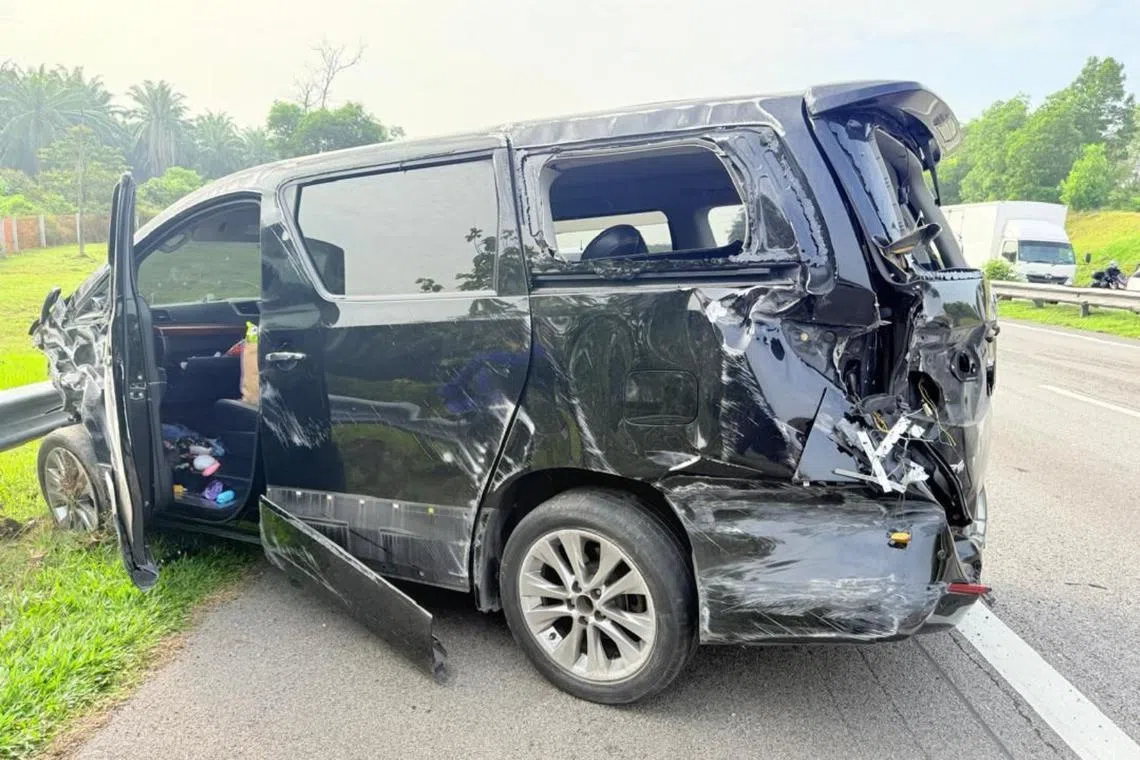 There were nine passengers in the MPV, aged between 63 and four years old.