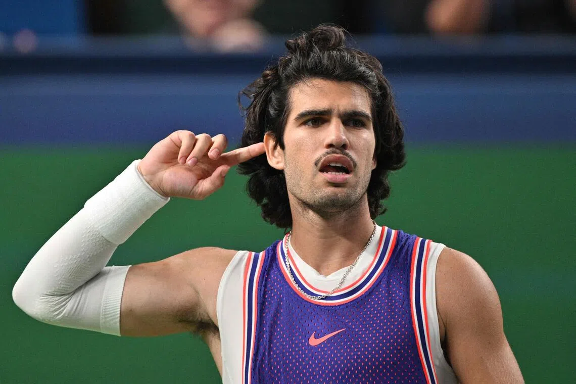 Spain’s Carlos Alcaraz only previously played at the Vienna tournament in 2021, when he reached the semi-finals.