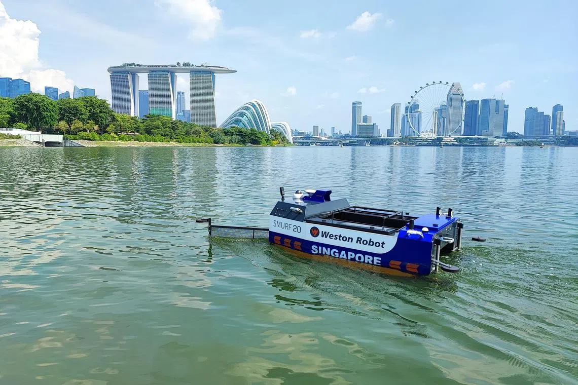 nmanned electric vessels will be used to clean and inspect rivers in a partnership with Weston Robot. 