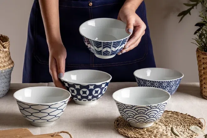 Table Matters Azure Assorted Bowls