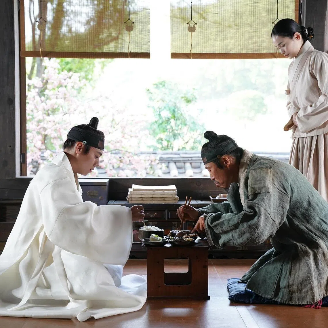 From left: Park Ji-hoon, Yoo Hai-jin and Jeon Mi-do in The King's Warden.
