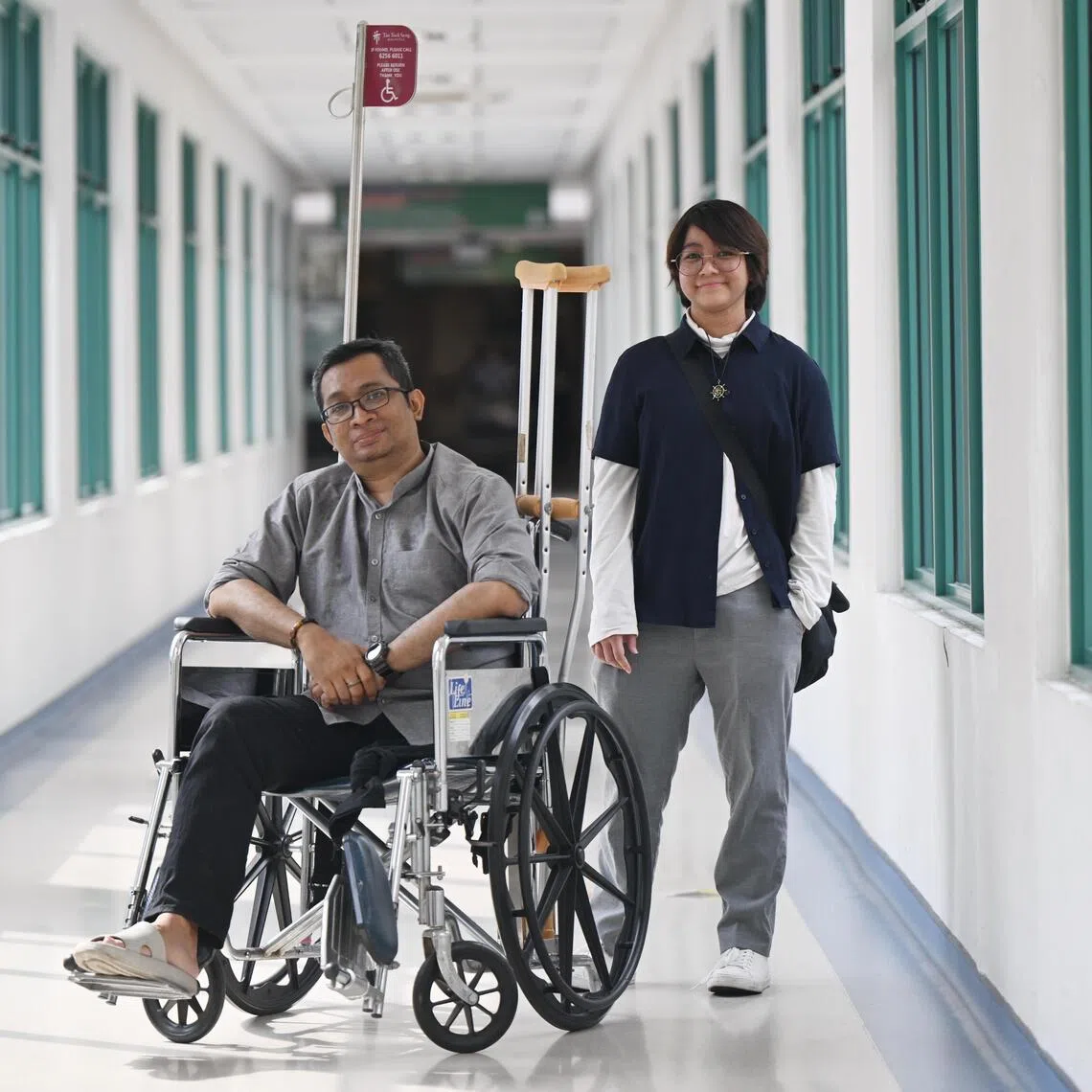 ST20250925_202581800121 Azmi Athni judna25//

If it wasn't for daughter Nurul Naqisyah Mohamad Shahrel's dignosis, general worker Mohamad Shahrel Hamid, 45, would not know he had haploinsufficiency A20, a rare inherited immune disorder characterised by systemic inflammation and autoimmune infections

ST PHOTO: AZMI ATHNI
