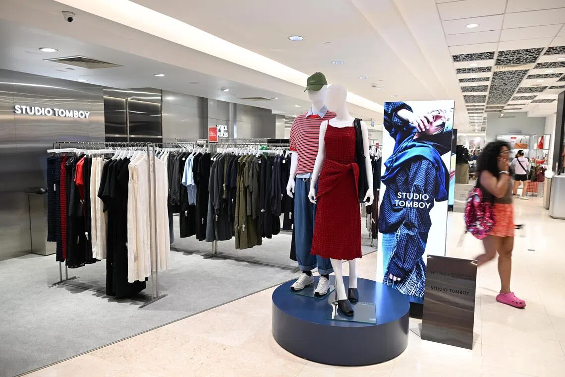 The K-EDIT cluster highlights Korean fashion brands like Studio Tomboy with its genderless dressing.