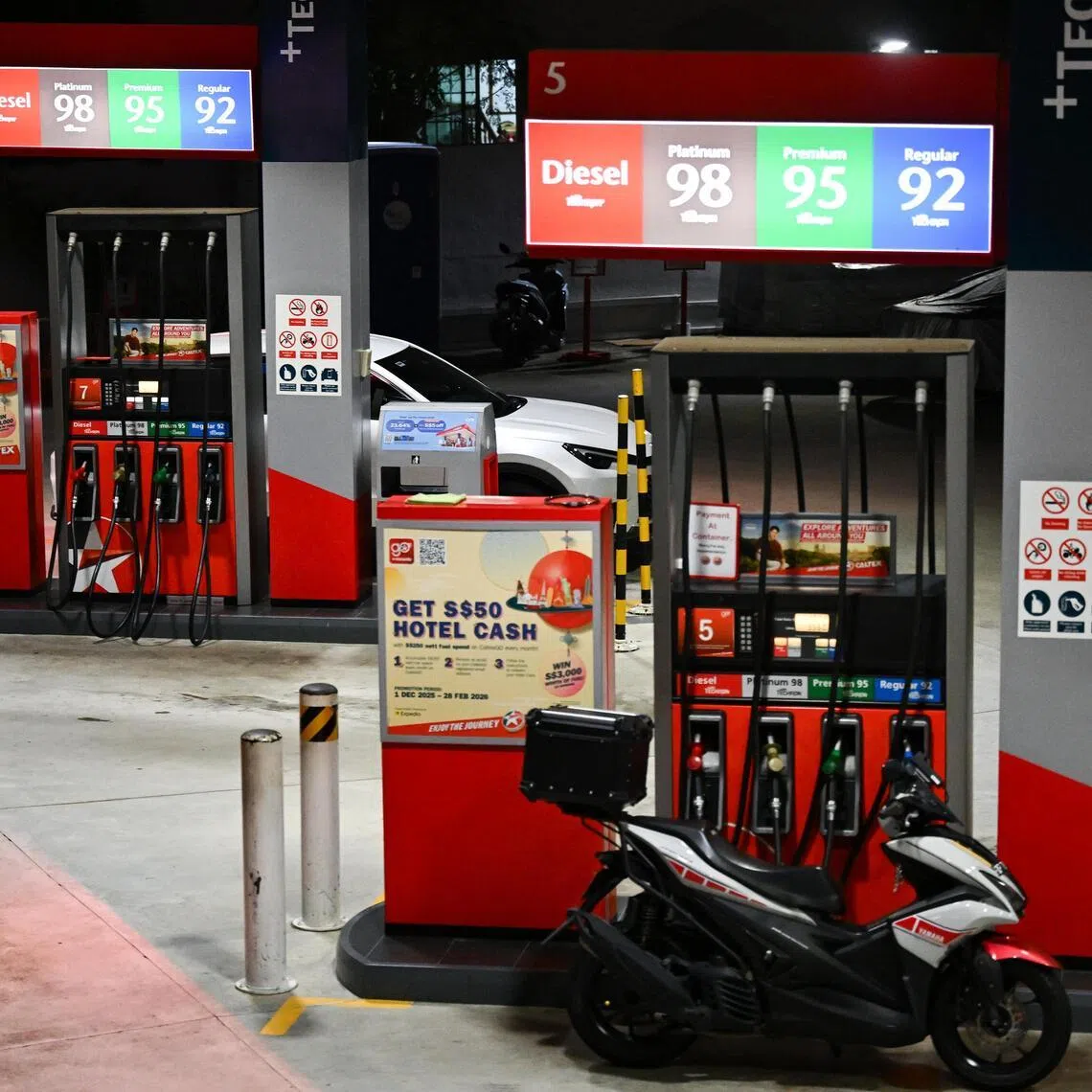 Generic photograph of Caltex East Coast petrol station at 355 East Coast Road.