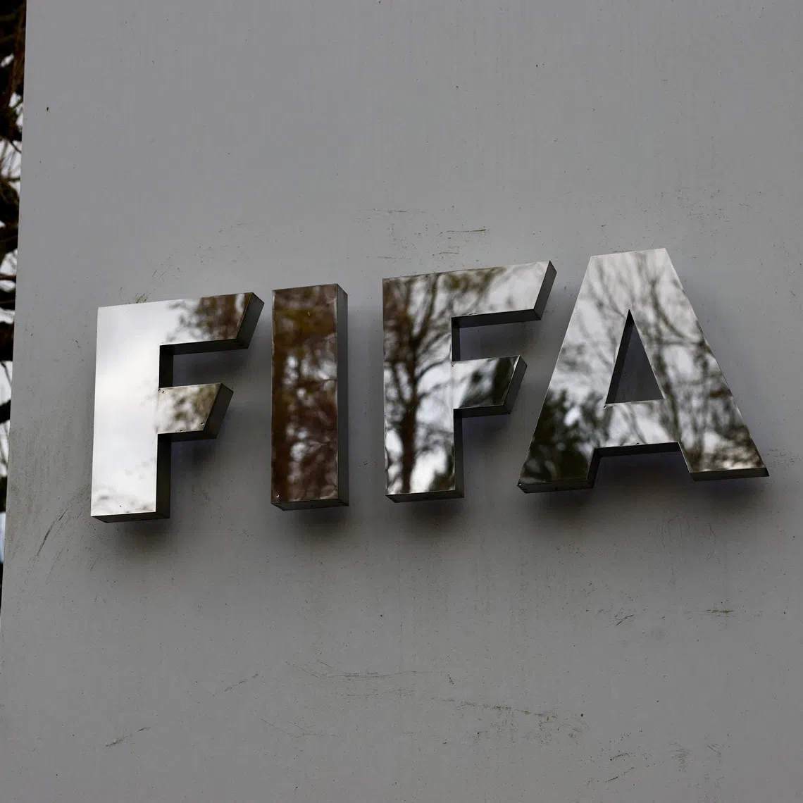 FILE PHOTO: Soccer Football - World Cup Playoff Tournament and European Playoff draws - FIFA Headquarters, Zurich, Switzerland- November 20, 2025 General view outside the headquarters REUTERS/Denis Balibouse/File Photo