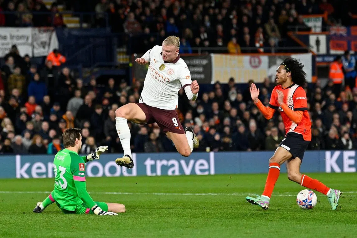 Manchester City striker Erling Haaland will fancy his chances of scoring against Manchester United when both sides meet on March 3 in the Premier League.
