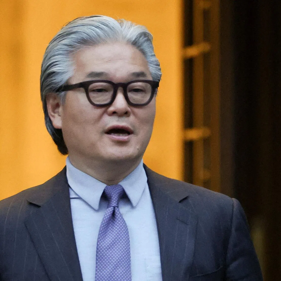 Archegos Capital Management founder Sung Kook \"Bill\" Hwang leaves following his sentencing on a fraud conviction stemming from the 2021 collapse of his $36 billion private investment firm, at the United States District Court in Manhattan in New York City, U.S., November 20, 2024. REUTERS/Brendan McDermid