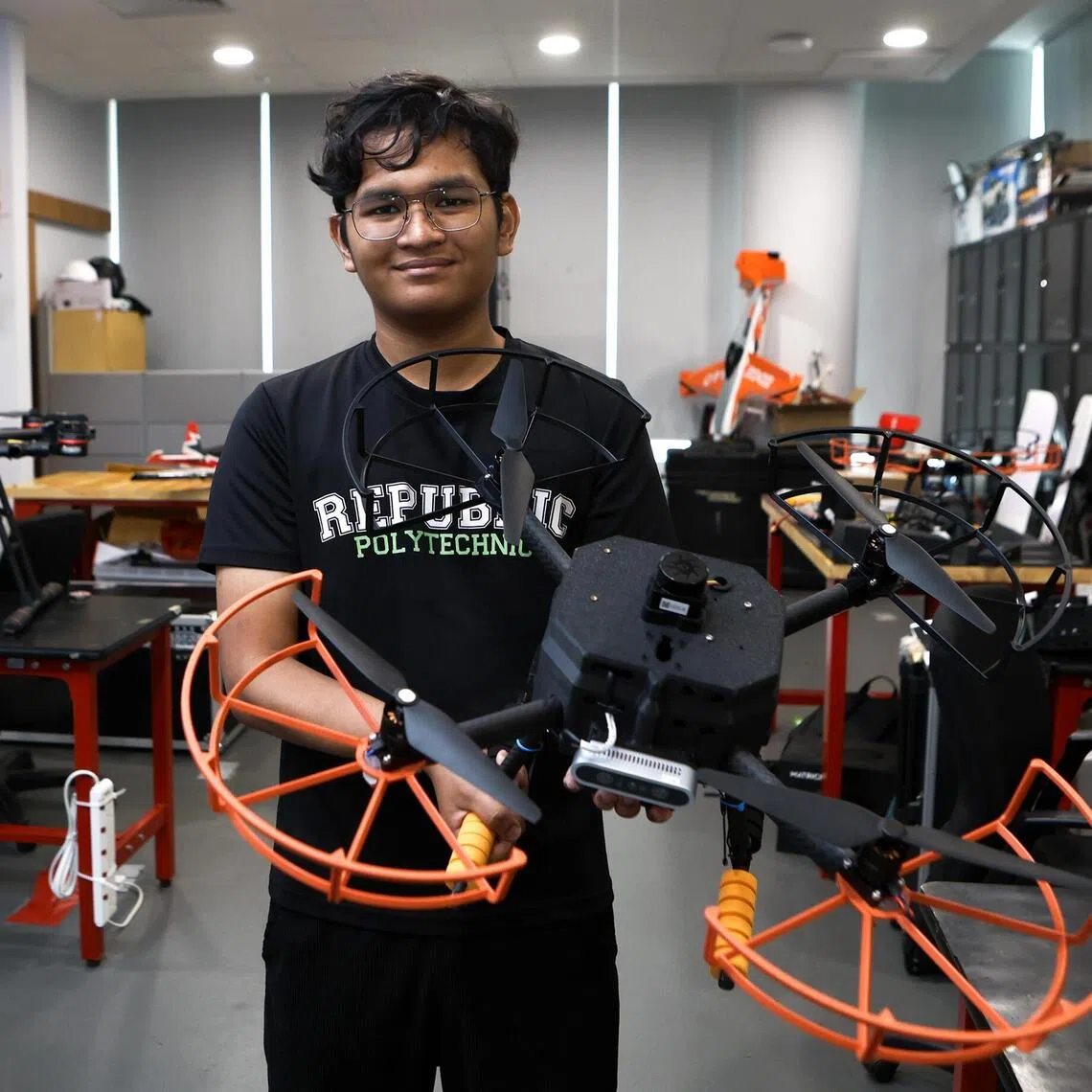 Shafriel Nur Iman will be pitting his drone knowledge and abilities against 10 competitors from other countries at the WorldSkills Competition in Shanghai.