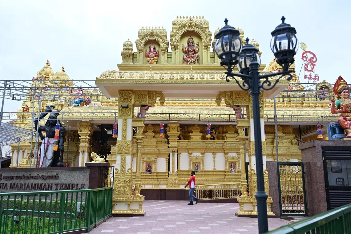 The Sree Maha Matiamman Temple, a new stop in the trail, was once a Hindu shrine founded by rubber estate workers in the 1930s in Nee Soon Village.