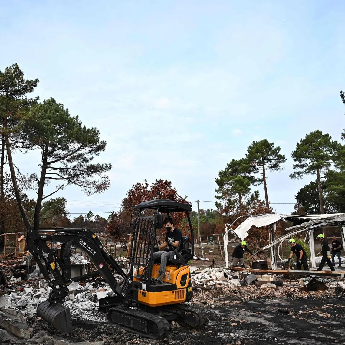 The blaze was put under control on August 1, but continued to smoulder underground for weeks before finally being declared out.