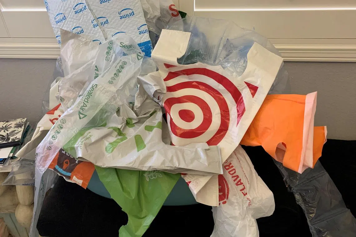 Californians in 2021 tossed nearly 50 per cent more plastic bags, by weight, than when the state first banned them in 2014, data showed.