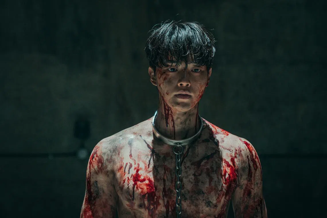 Song Kang reprises his role as Cha Hyun-su, a high school student who gains supernatural abilities due to a monster within him, in season two of Sweet Home.