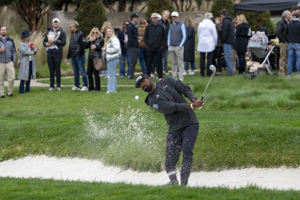 Sahith Theegala, who was third at TPC Scottsdale in 2022, made seven birdies against a lone bogey to top the leaderboard.