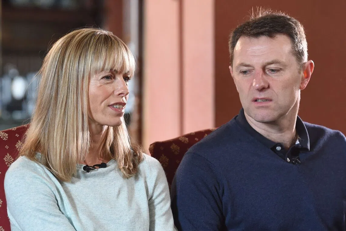 Ms Wandelt is on trial accused of stalking Kate and Gerry McCann (pictured) and causing them serious alarm and distress.
