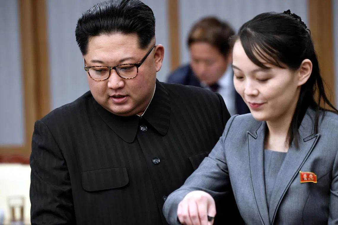 Kim Yo Jong, the powerful sister of leader Kim Jong Un, accused Ukraine of calling for nuclear weapons.