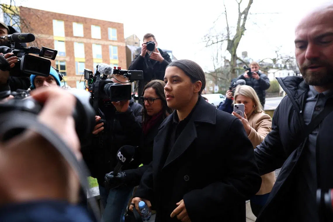 Chelsea and Australia football player Sam Kerr goes on trial for racially aggravated harassment.