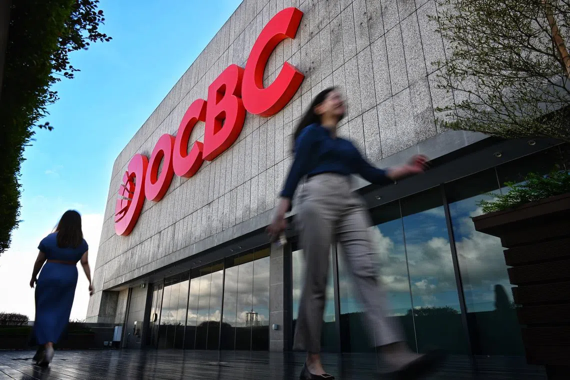 OCBC is also on track to maintain its 50 per cent dividend payout ratio.