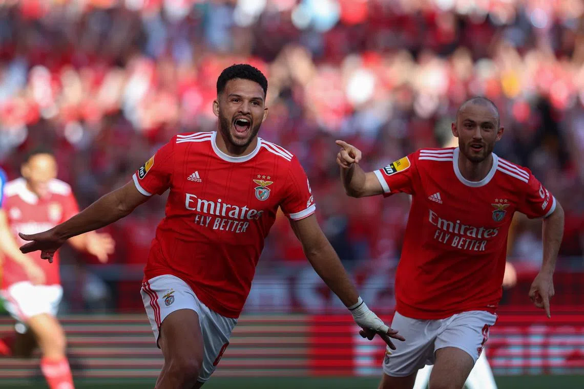 Benfica striker Goncalo Ramos has 17 goals in 23 league appearances this season, and seven in 12 in the Champions League.